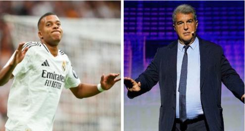  منذ 8 أشهر.. كيف حذر لابورتا ريال مدريد من ضم مبابي؟